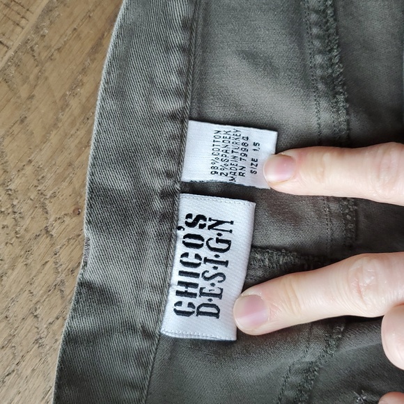 Vintage Olive Green Pants - Picture 2 of 4